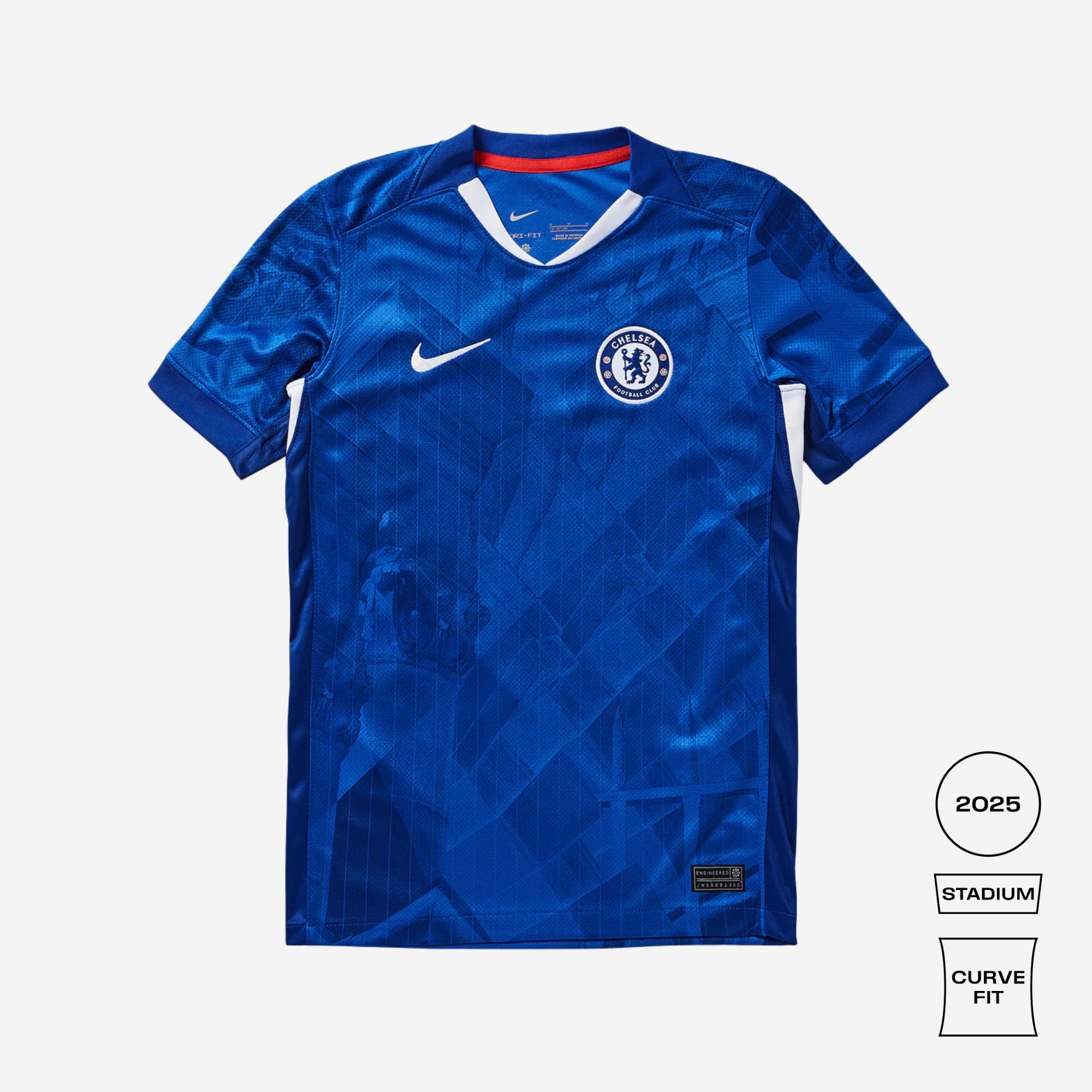 Chelsea FC 2025/26 Stadium Home Curved Fit