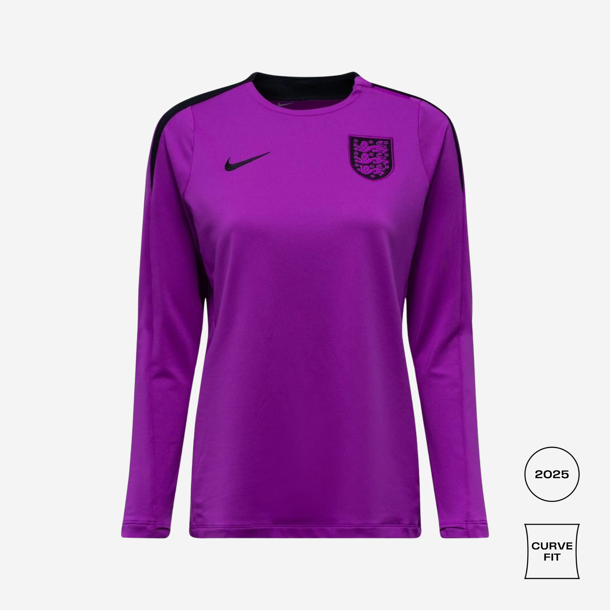 England Strike Curved Fit Nike Dri-FIT Soccer Crew-Neck Knit Top