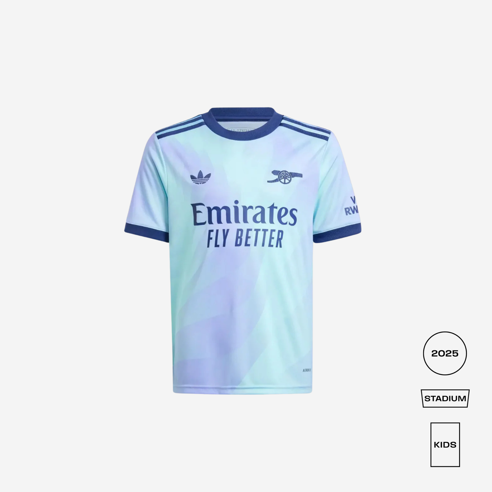 KIDS Arsenal 24/25 Adidas Stadium Third Shirt