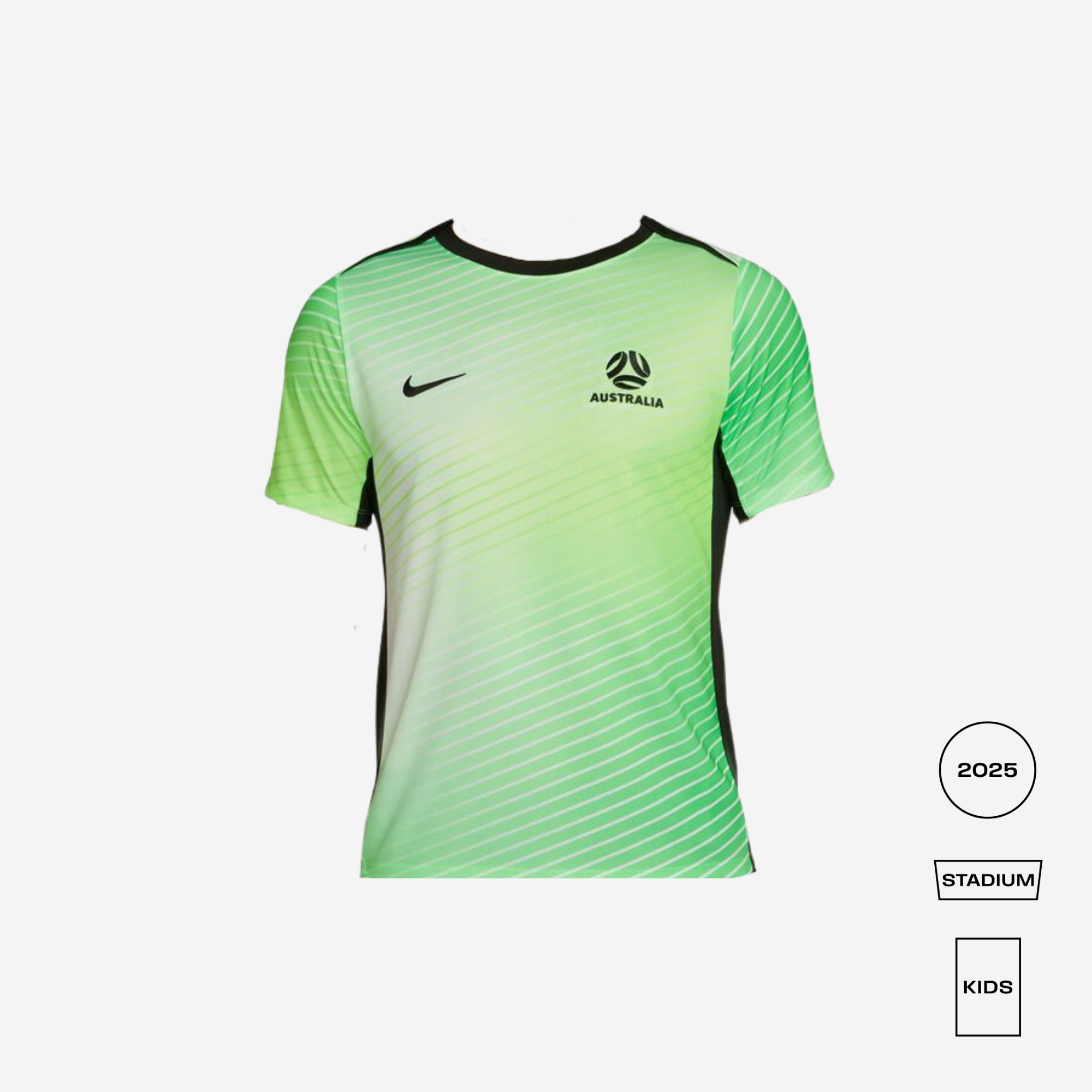 Australia Academy Pro Big Kids' Match Short-Sleeve Top