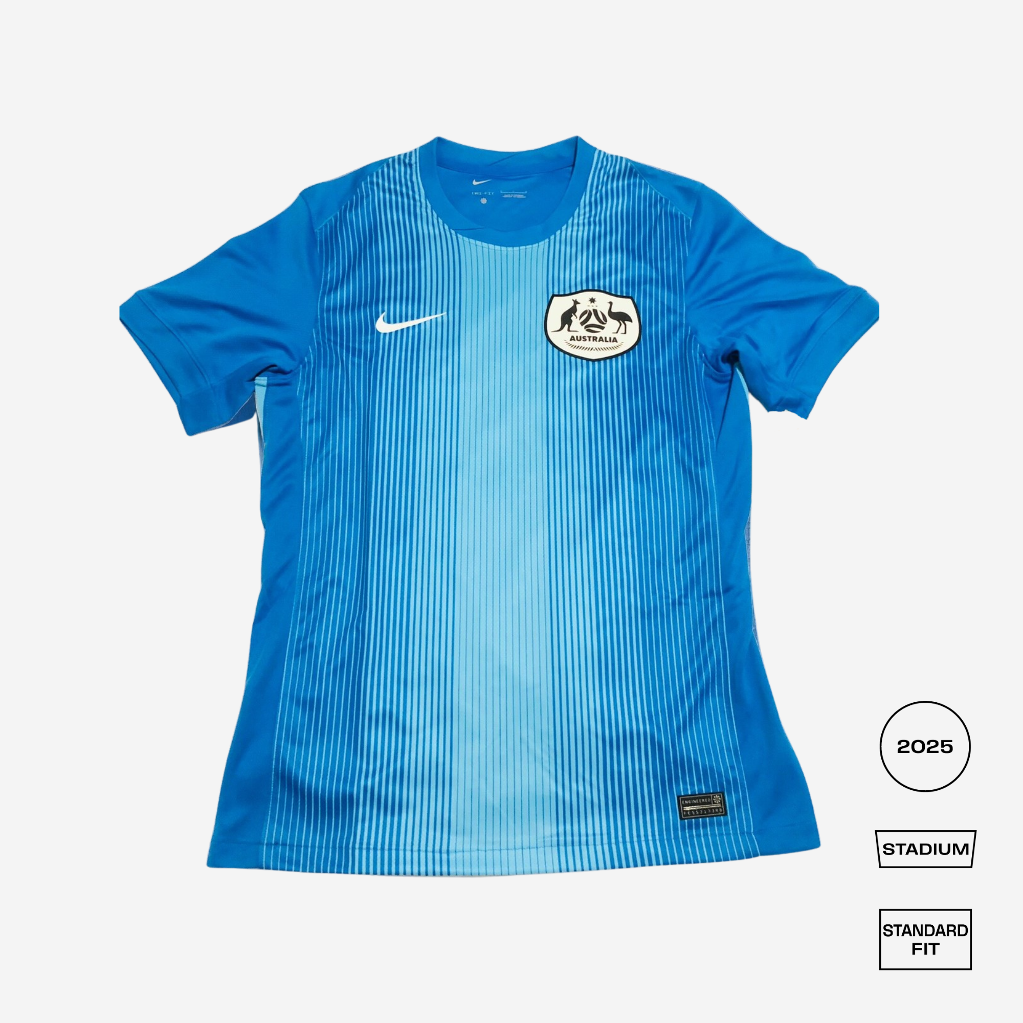 Australia 2025/26 Goalkeeper Straight Fit Stadium Shirt