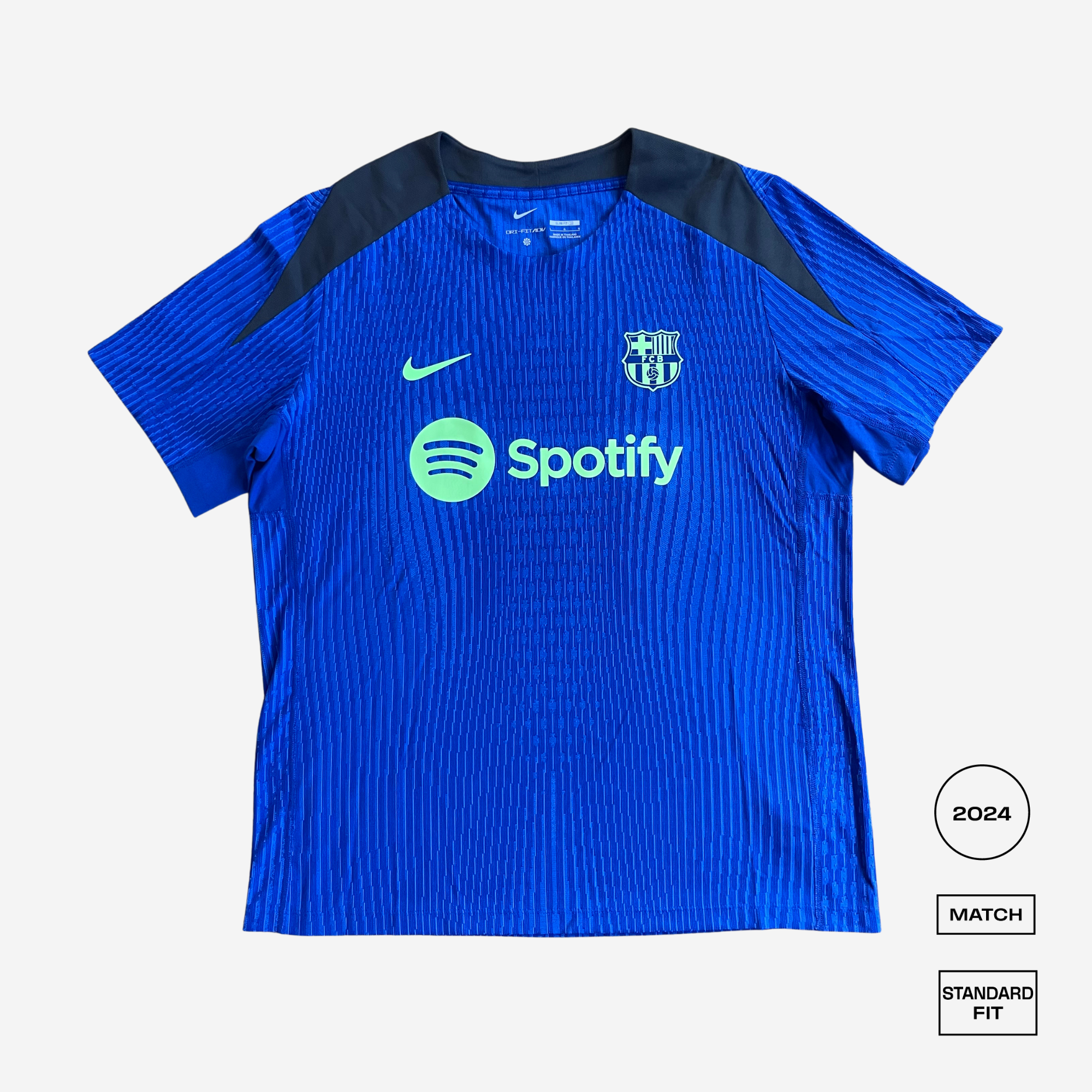 Camiseta de entrenamiento de punto de manga corta Nike Dri-FIT ADV de corte recto Barcelona Strike 23/24
