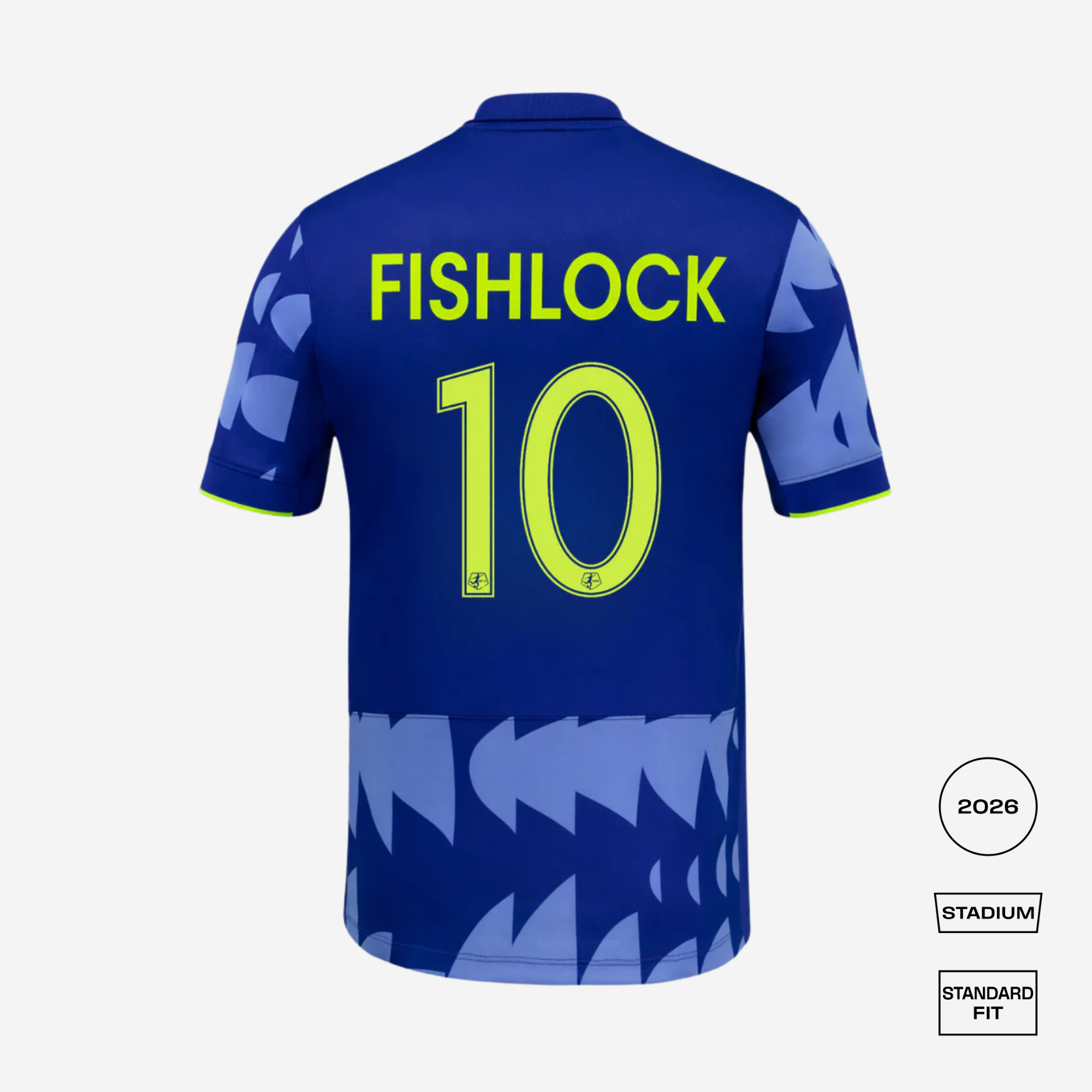 FISHLOCK 10 Seattle Reign 2026 Third Straight Fit Stadium Shirt