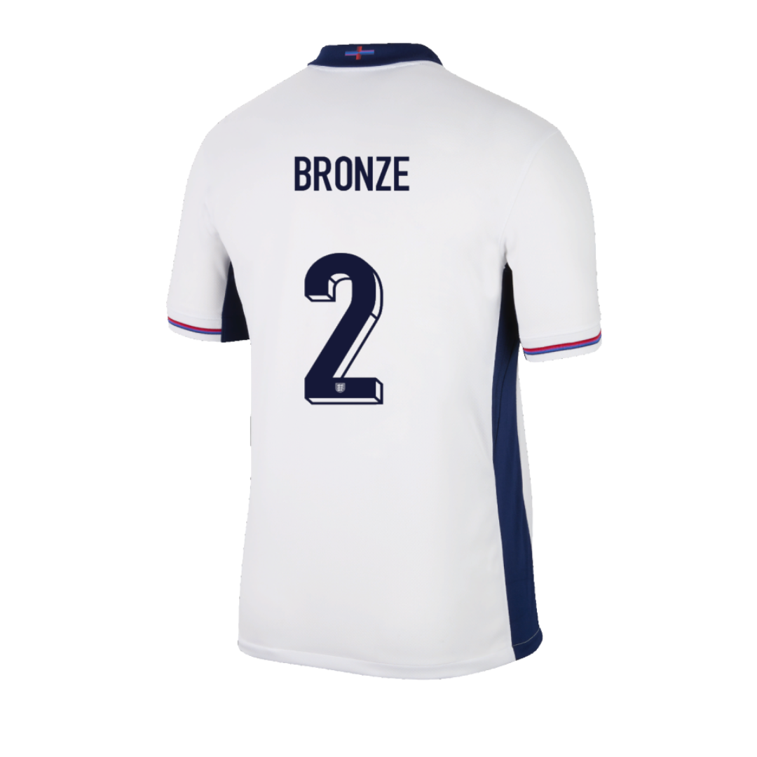 England Lionesses Home 2024 Straight Fit Shirt - BRONZE 2