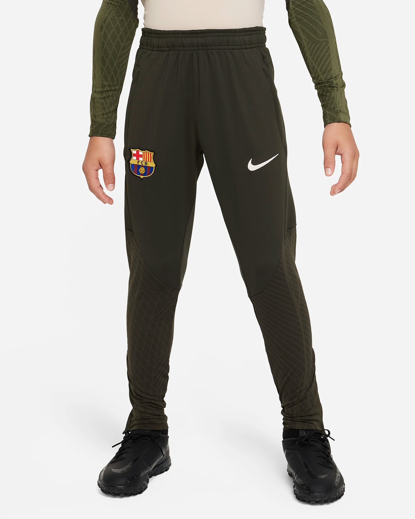 Barcelona Strike 23/24 Big Kids' Nike Dri-FIT Knit Football Pants