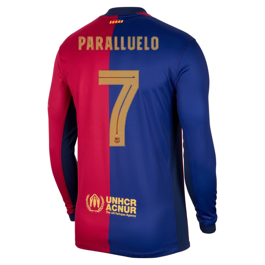 Barcelona Home 24/25 Longsleeve Straight Fit - PARALLUELO 7