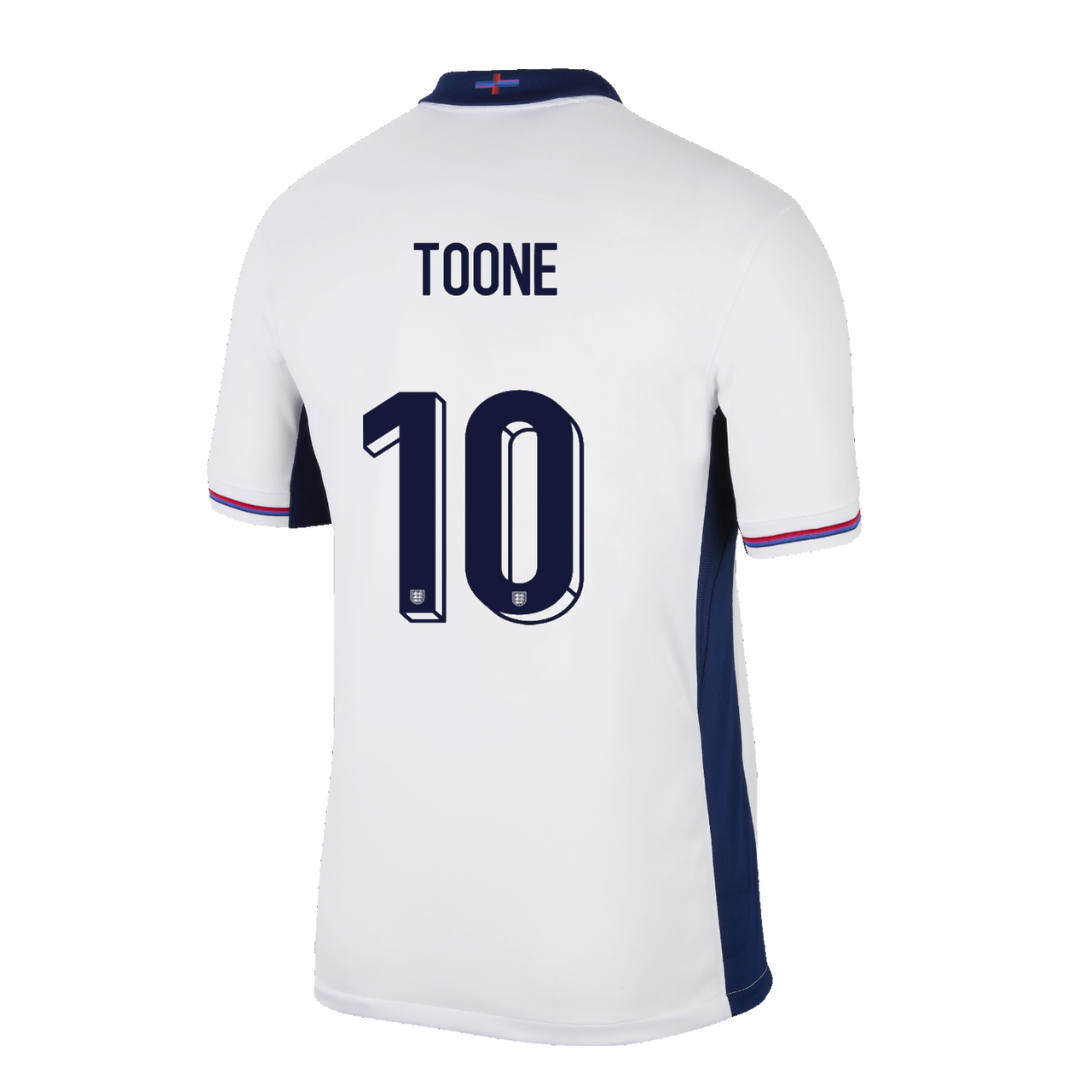 England Lionesses Home 2024 Straight Fit Shirt - TOONE 10