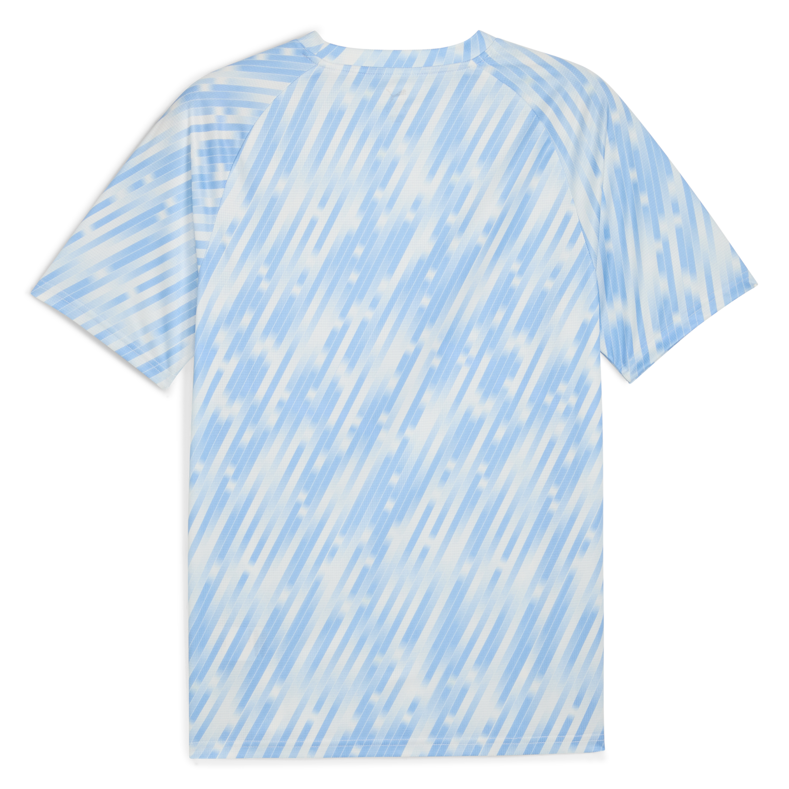 Manchester City Warm Up Straight Fit Shirt - Blue and White