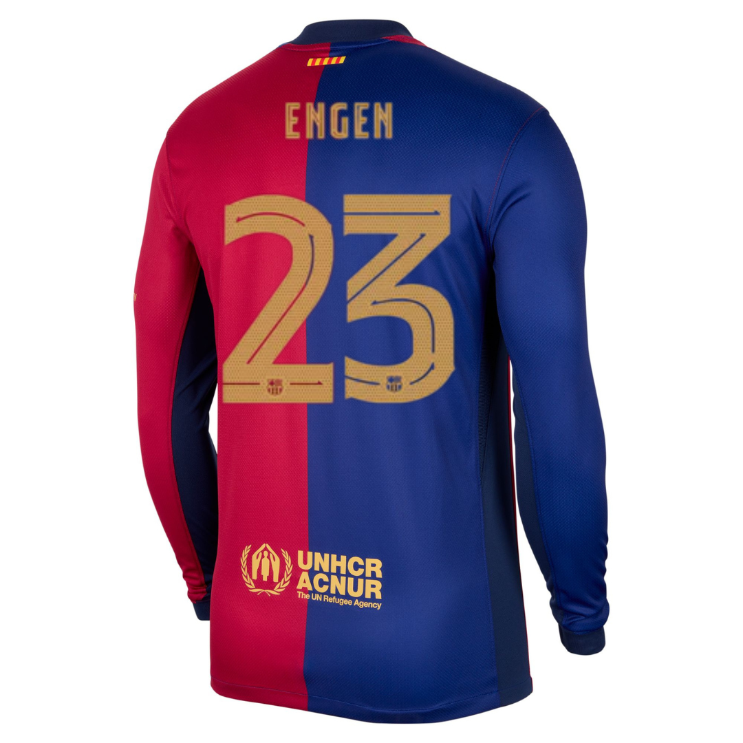 Barcelona Home 24/25 Longsleeve - ENGEN 23