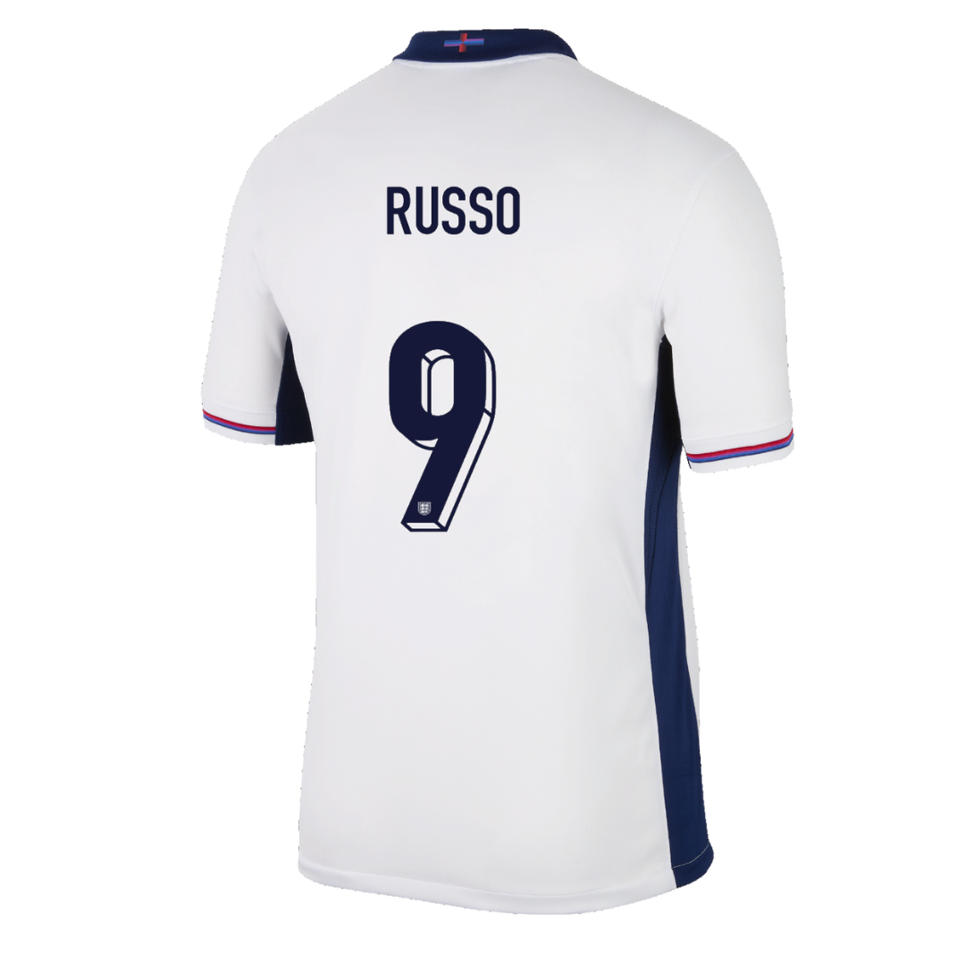 England Lionesses Home 2024 Straight Fit Shirt - RUSSO 9