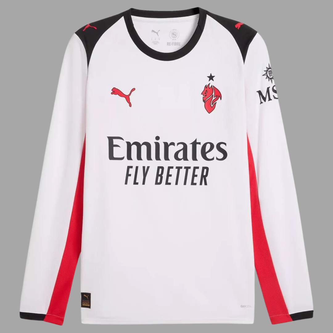 AC Milan 2025/26 Away Straight Fit Longsleeve Shirt