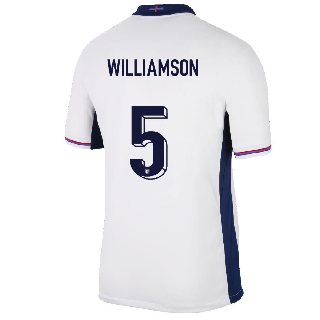 England Lionesses Home 2024 Straight Fit Shirt - WILLIAMSON 5