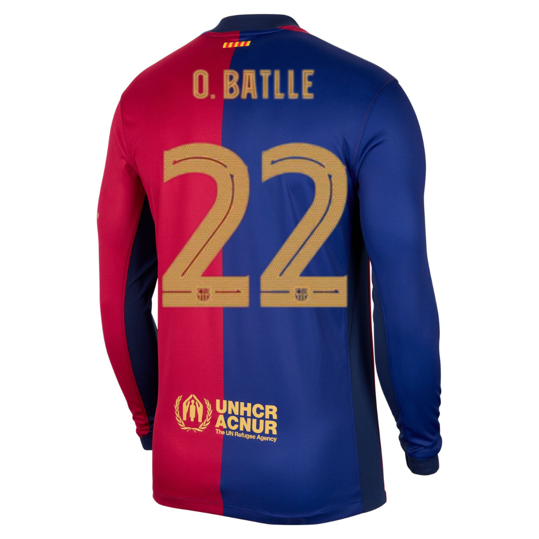 Barcelona Home 24/25 Longsleeve Straight Fit - O. BATLLE 22