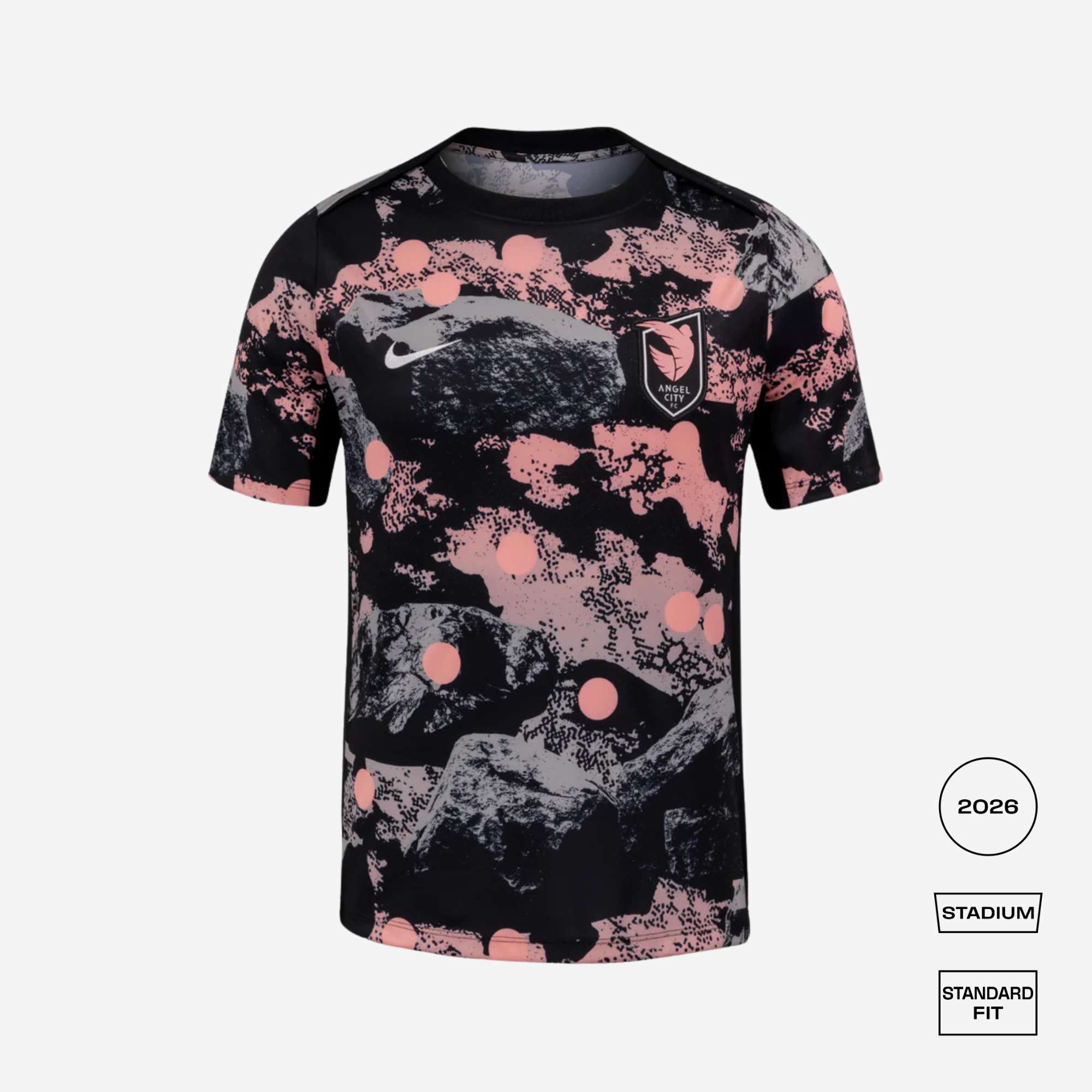 Angel City 2026 Pre-Match Straight Fit Shirt