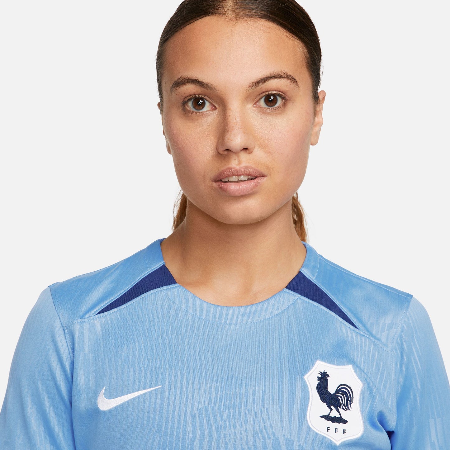 France Home Nike Stadium Curved Fit Jersey 2023