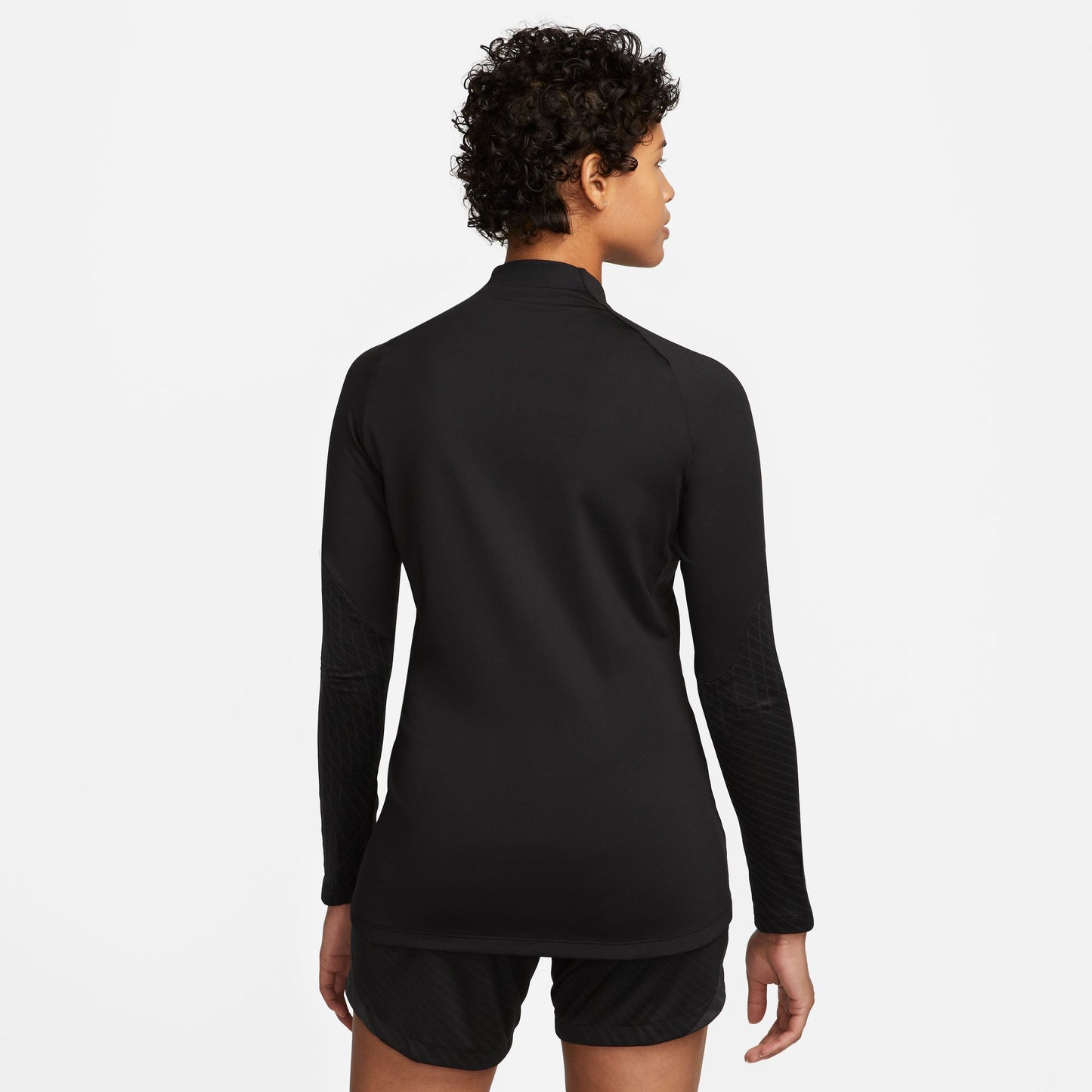 Nike Dri-FIT Strike - Women's Long-Sleeve Drill Top - Black