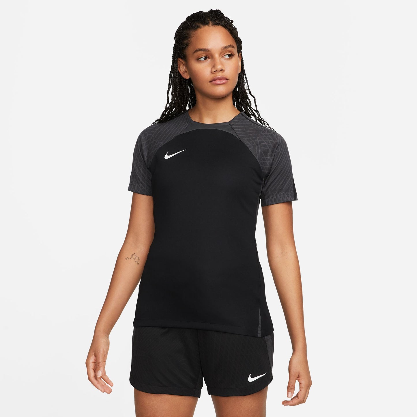 Nike Dri-FIT Strike - Women's Short-Sleeve Top - Black