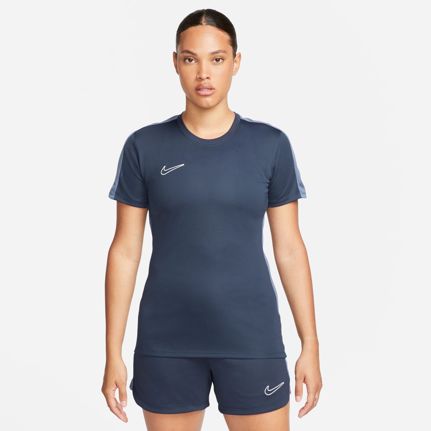 Nike Dri-FIT Academy - Women's Short-Sleeve Top - Blue