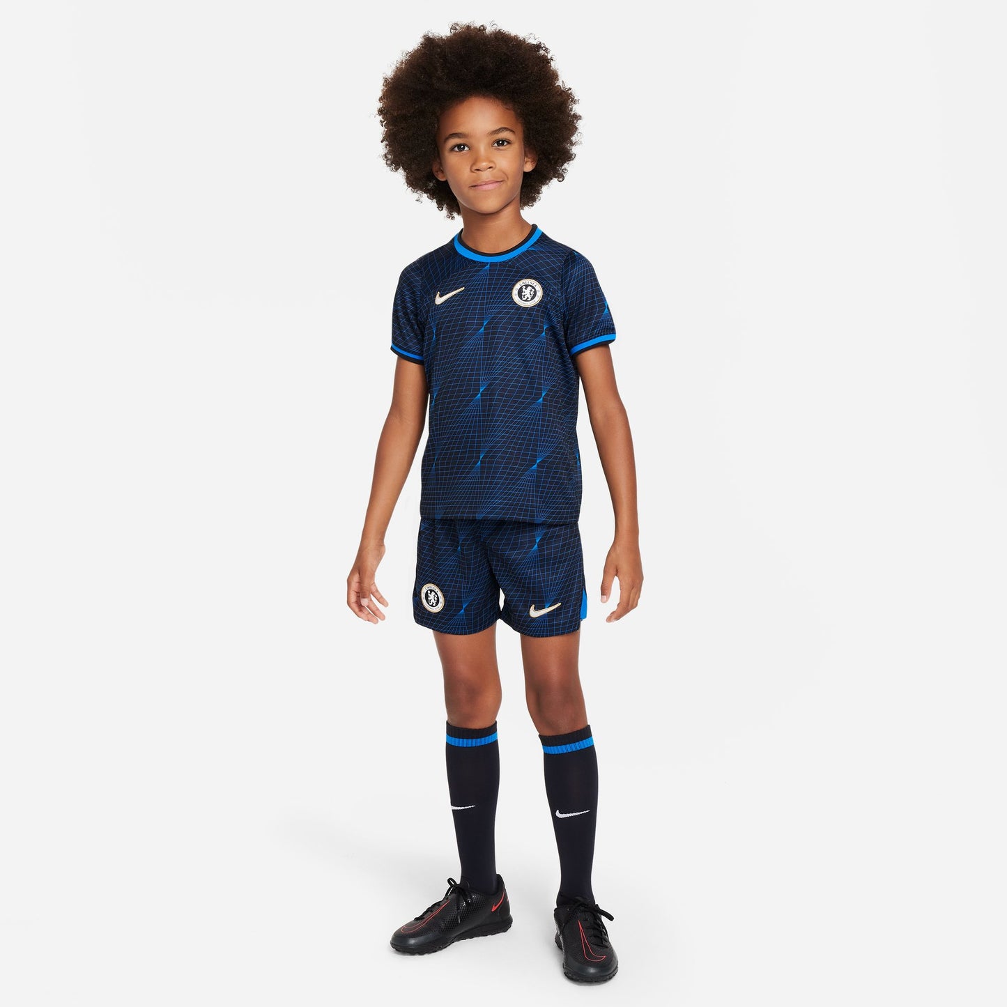 Chelsea Away 23/24 Little Kids' Nike Dri-FIT 3-Piece Kit