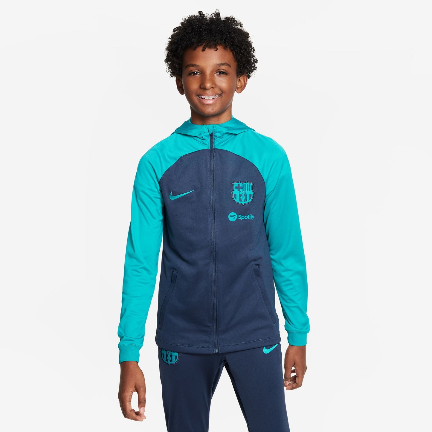 Barcelona Third 23/24 Big Kids' Nike Dri-FIT Football Tracksuit