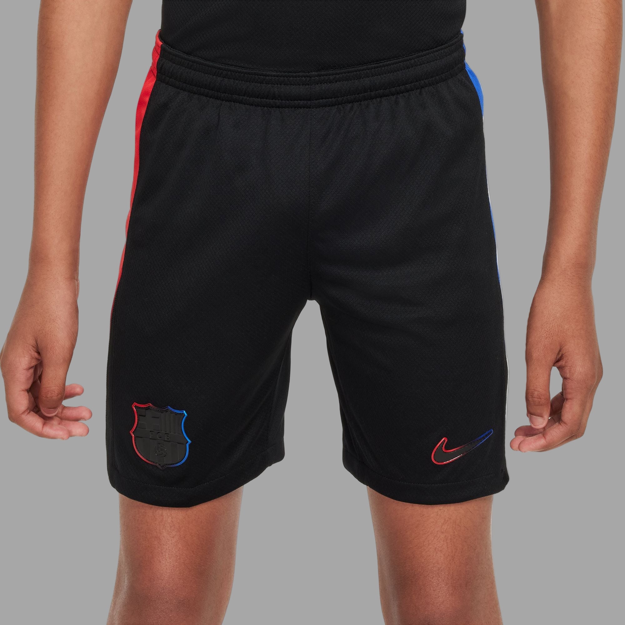 FC Barcelona 2024/25 Stadium Away Big Kids' Nike Dri-FIT Soccer Replica Shorts