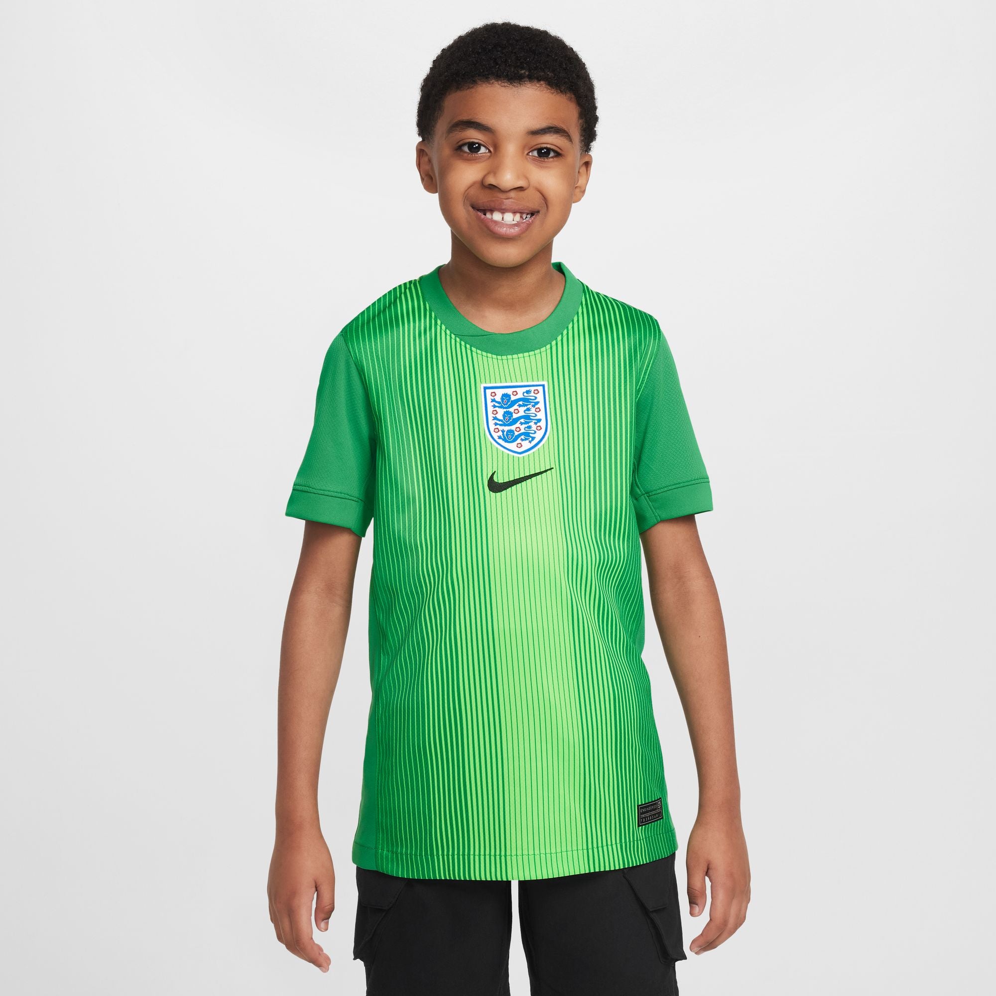 England Stadium Goalkeeper Big Kids' Short-Sleeve Jersey