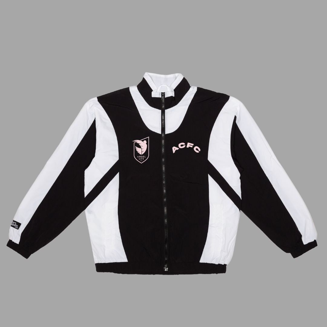 Angel City FC Track Jacket Black and White