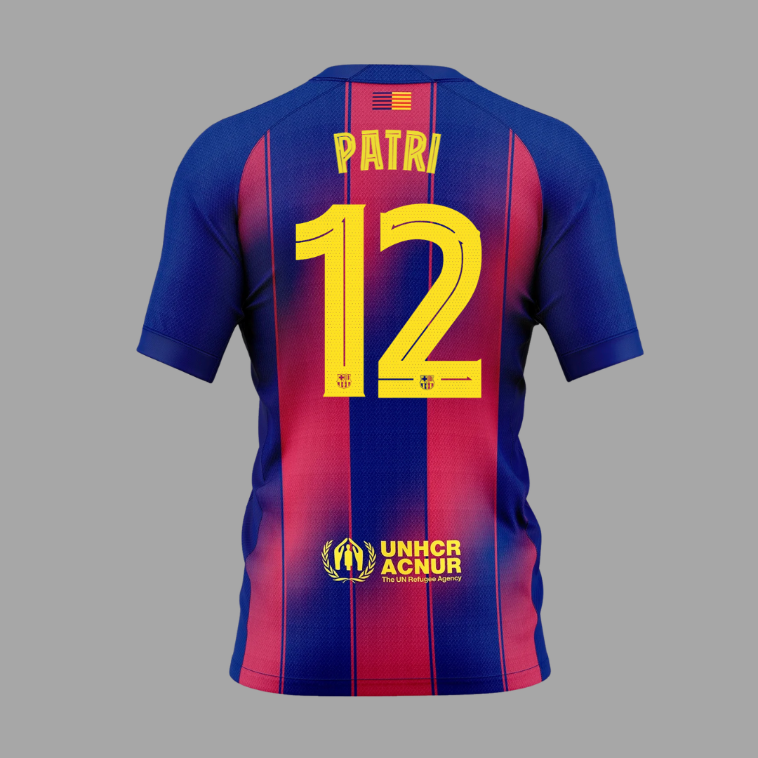 Patri Home Shirt FC Barcelona Men's Fit Stadium Shirt