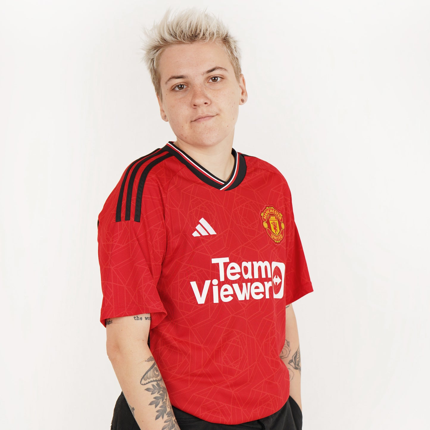 Manchester United Home Straight Fit Adidas Stadium Jersey 2023/24