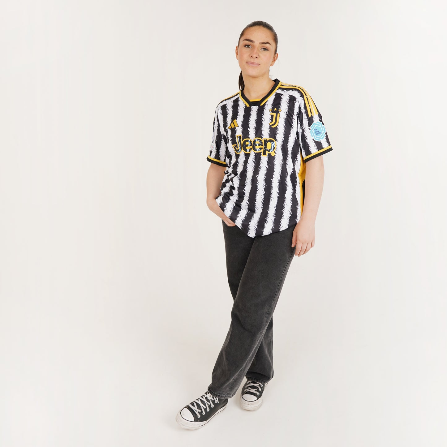 Juventus 2023/2024 Home Straight Fit Adidas Stadium Jersey