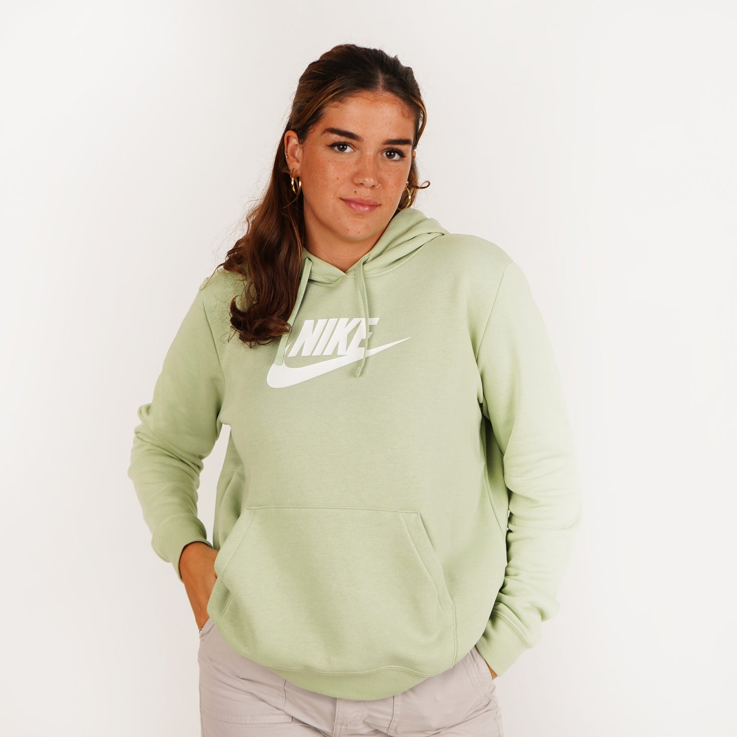 Nike Sportswear Club Fleece - Women's Logo Pullover Hoodie