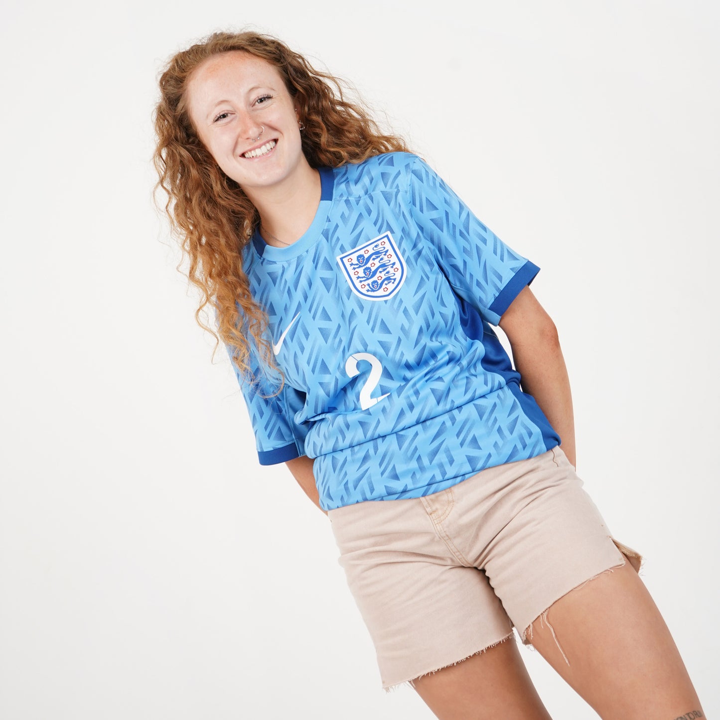 England Away Nike Stadium Straight Fit Jersey 2023