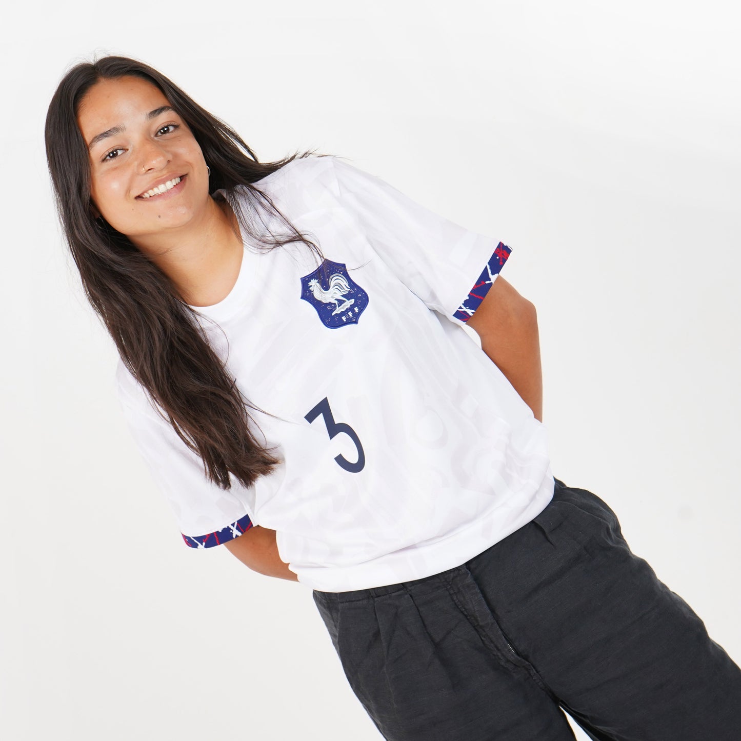 France Away Nike Stadium Straight Fit Jersey 2023