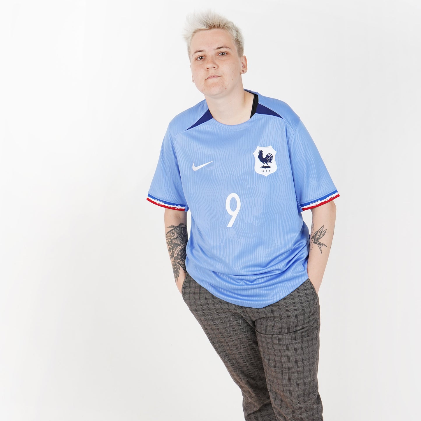 France Home Nike Stadium Straight Fit Jersey 2023