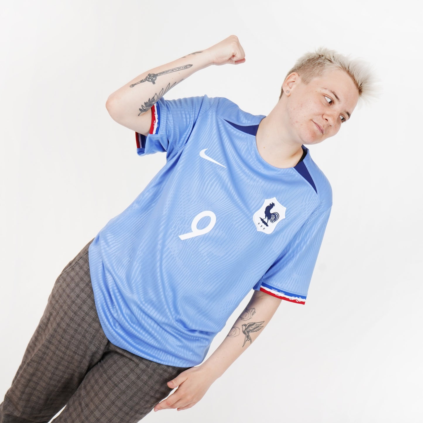 France Home Nike Stadium Straight Fit Jersey 2023