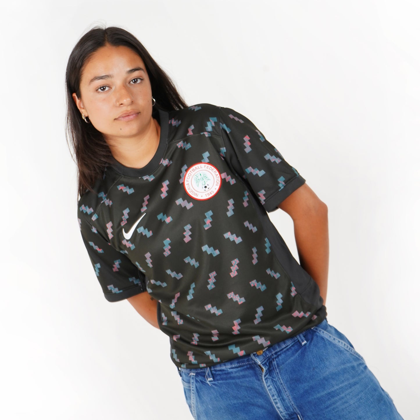 Nigeria Away Nike Stadium Straight Fit Jersey 2023