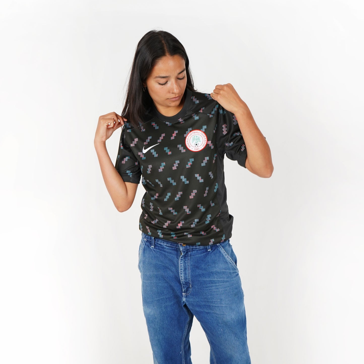 Nigeria Away Nike Stadium Straight Fit Jersey 2023