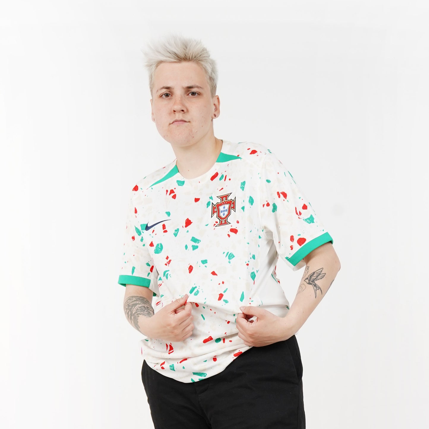Portugal Away Nike Stadium Straight Fit Jersey 2023