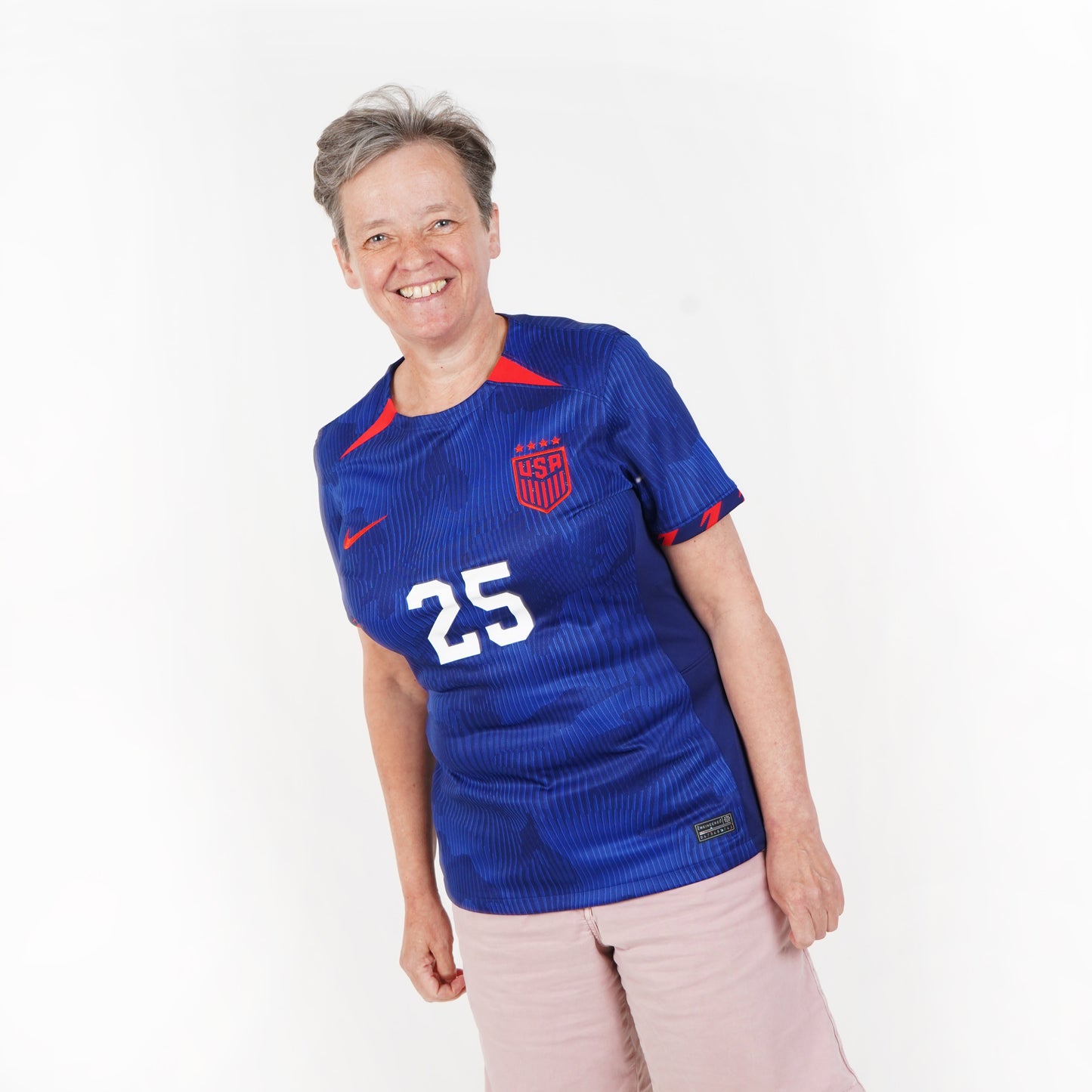USA Away Nike Stadium Curved Fit Jersey 2023