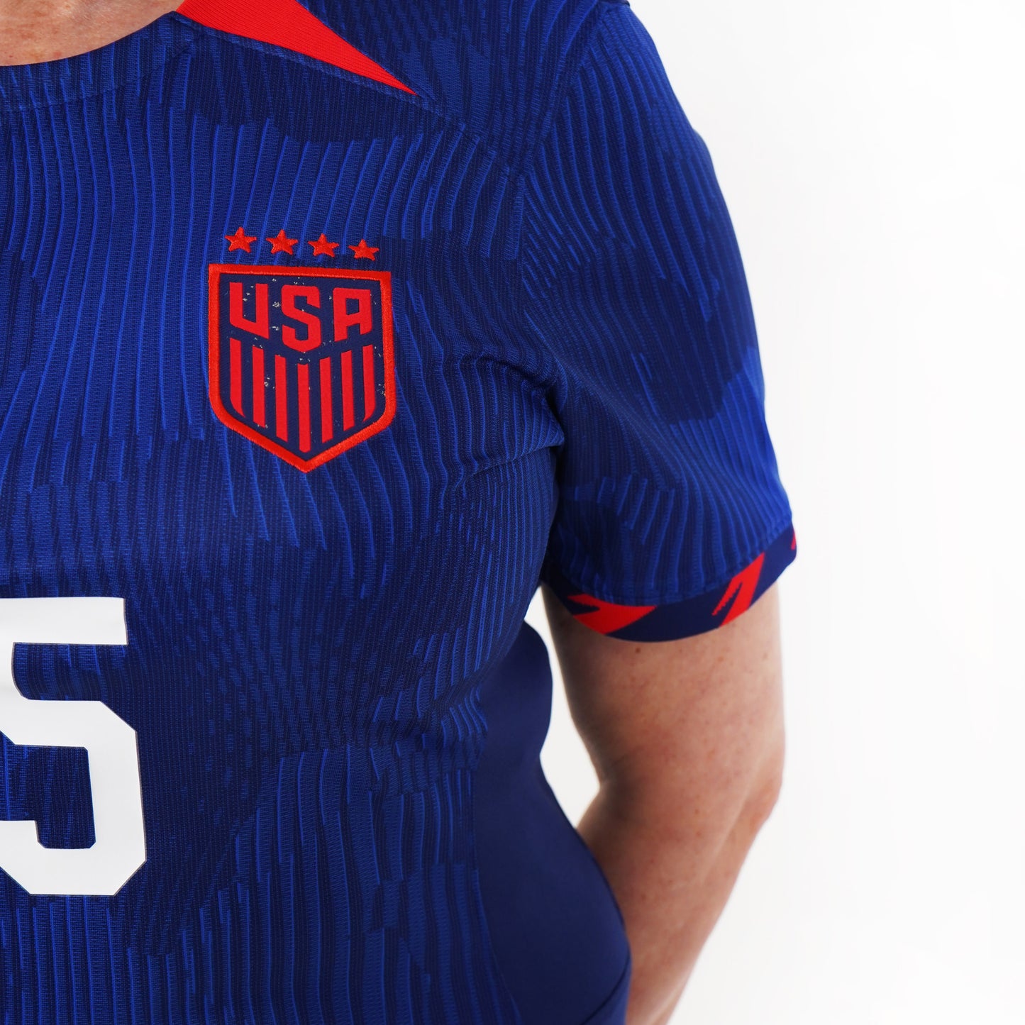USA Away Nike Stadium Curved Fit Jersey 2023