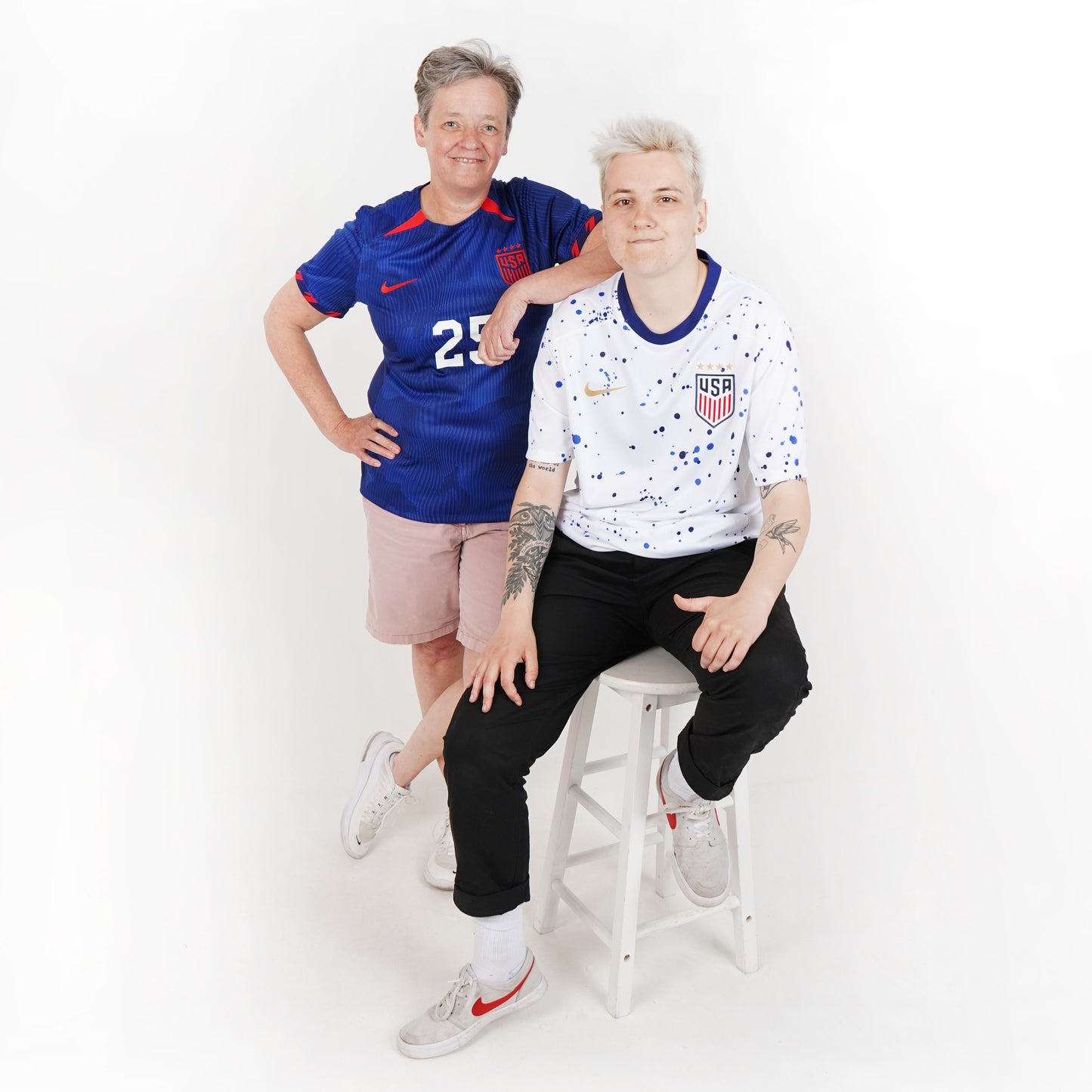 USA Away Nike Stadium Curved Fit Jersey 2023