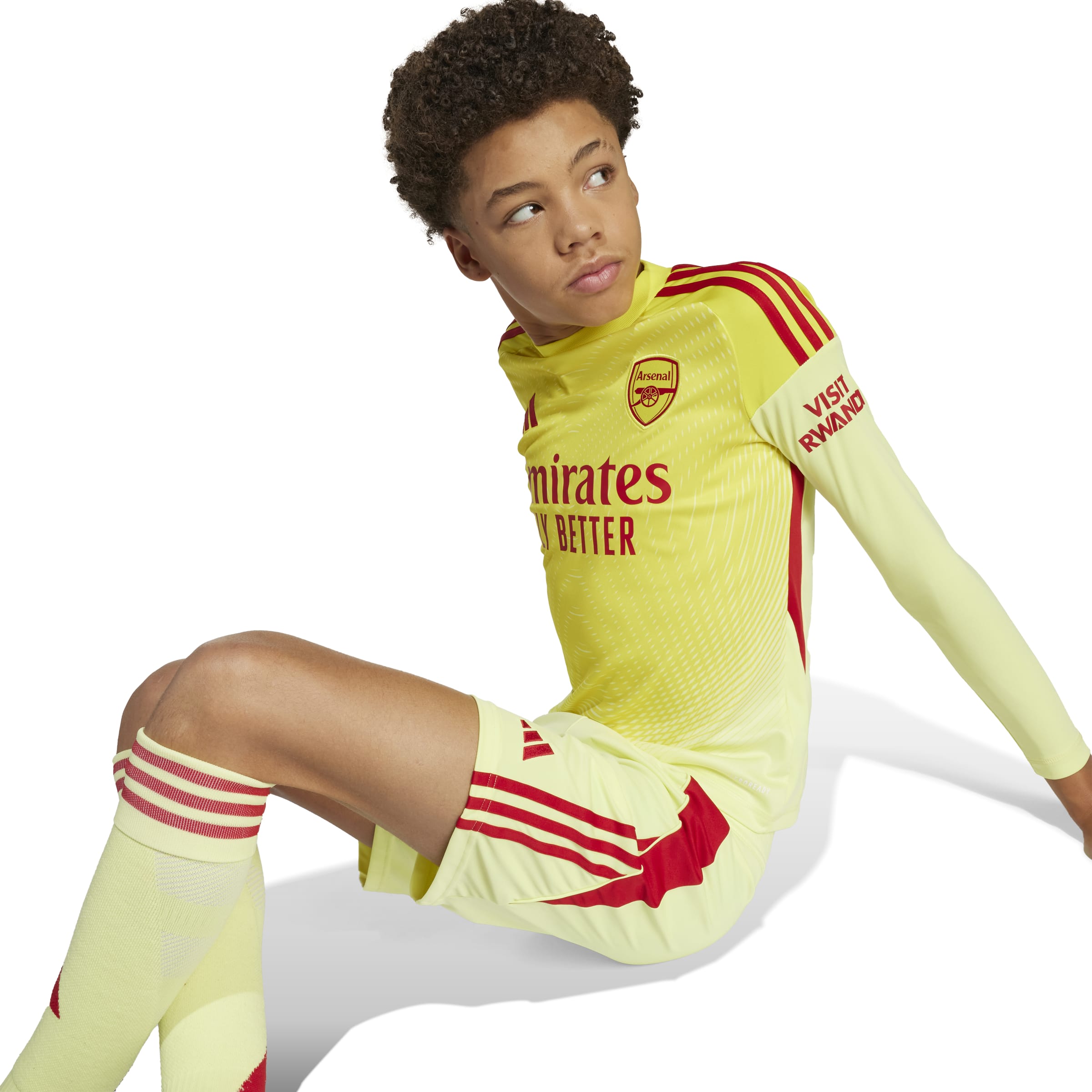 KIDS Arsenal 2025/26 Home Goalkeeper Shorts