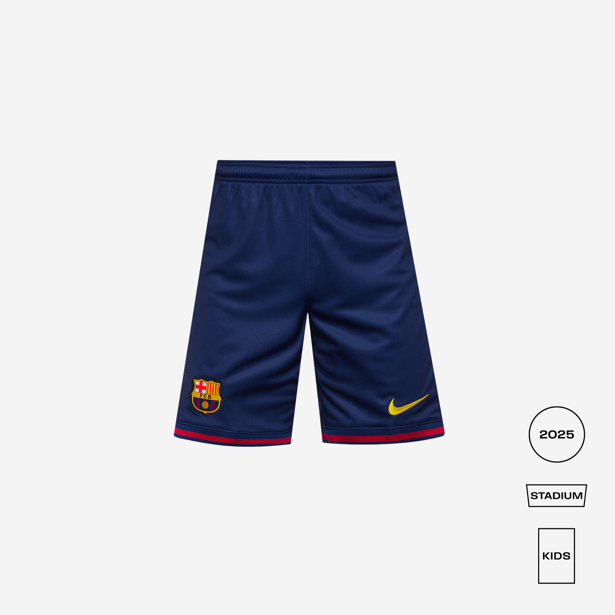 KIDS FC Barcelona 2025/26 Stadium Home Shorts