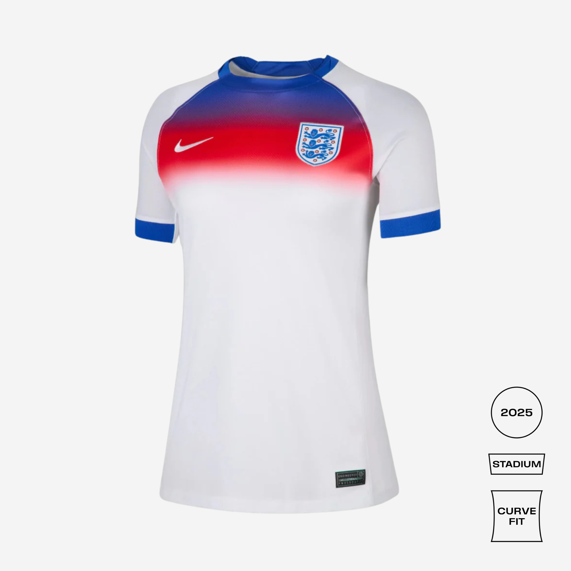 England Home Curved Fit Stadium Jersey