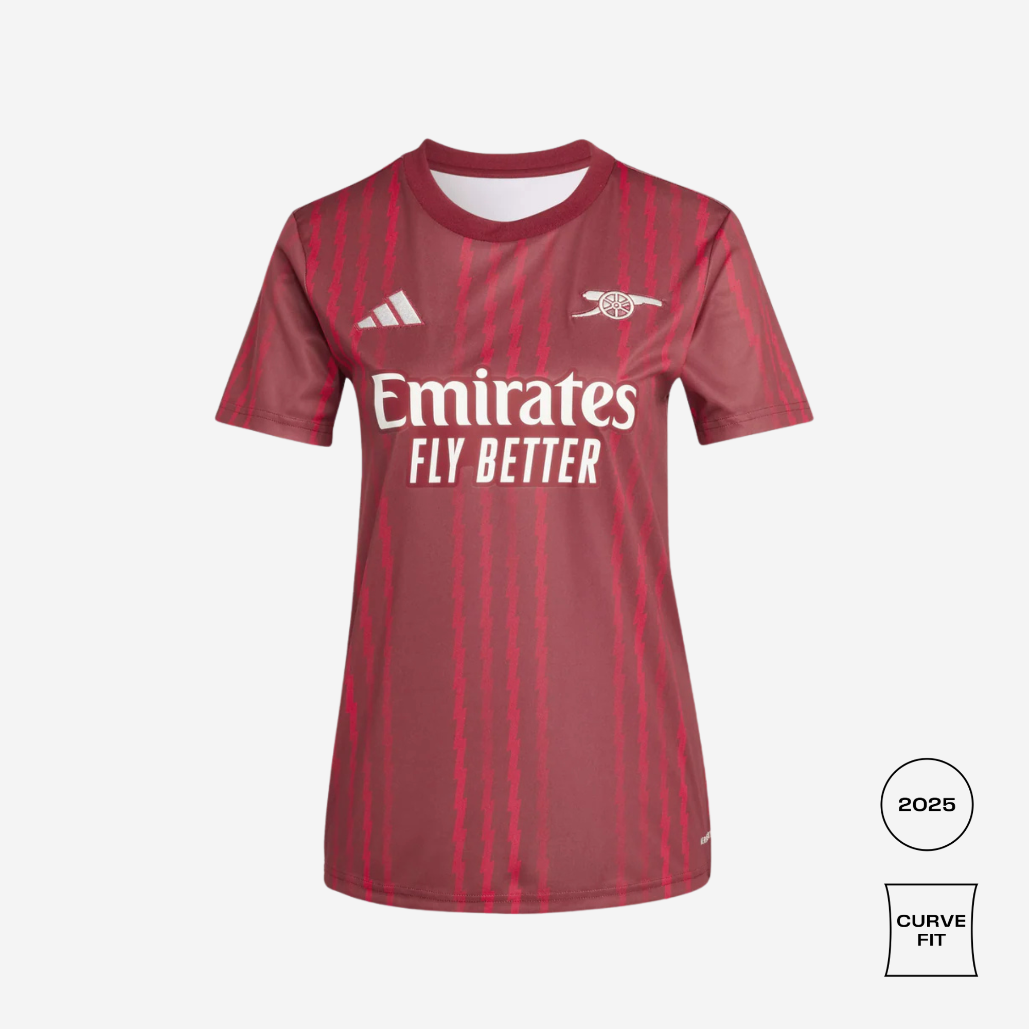 Arsenal 2026 Pre-Match Curved Fit Jersey
