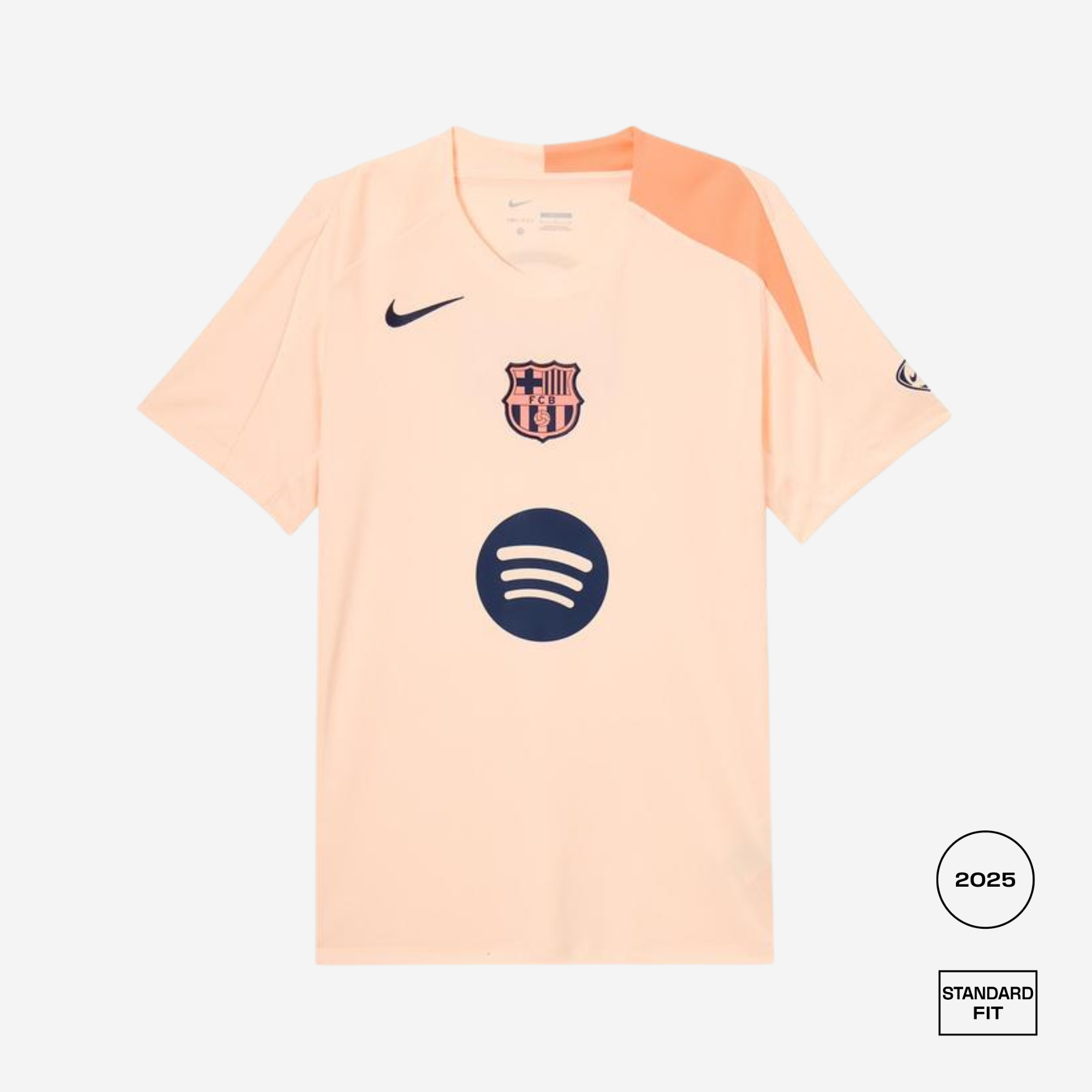 FC Barcelona Strike Third Straight Nike Dri-FIT Total 90 Soccer Knit Top