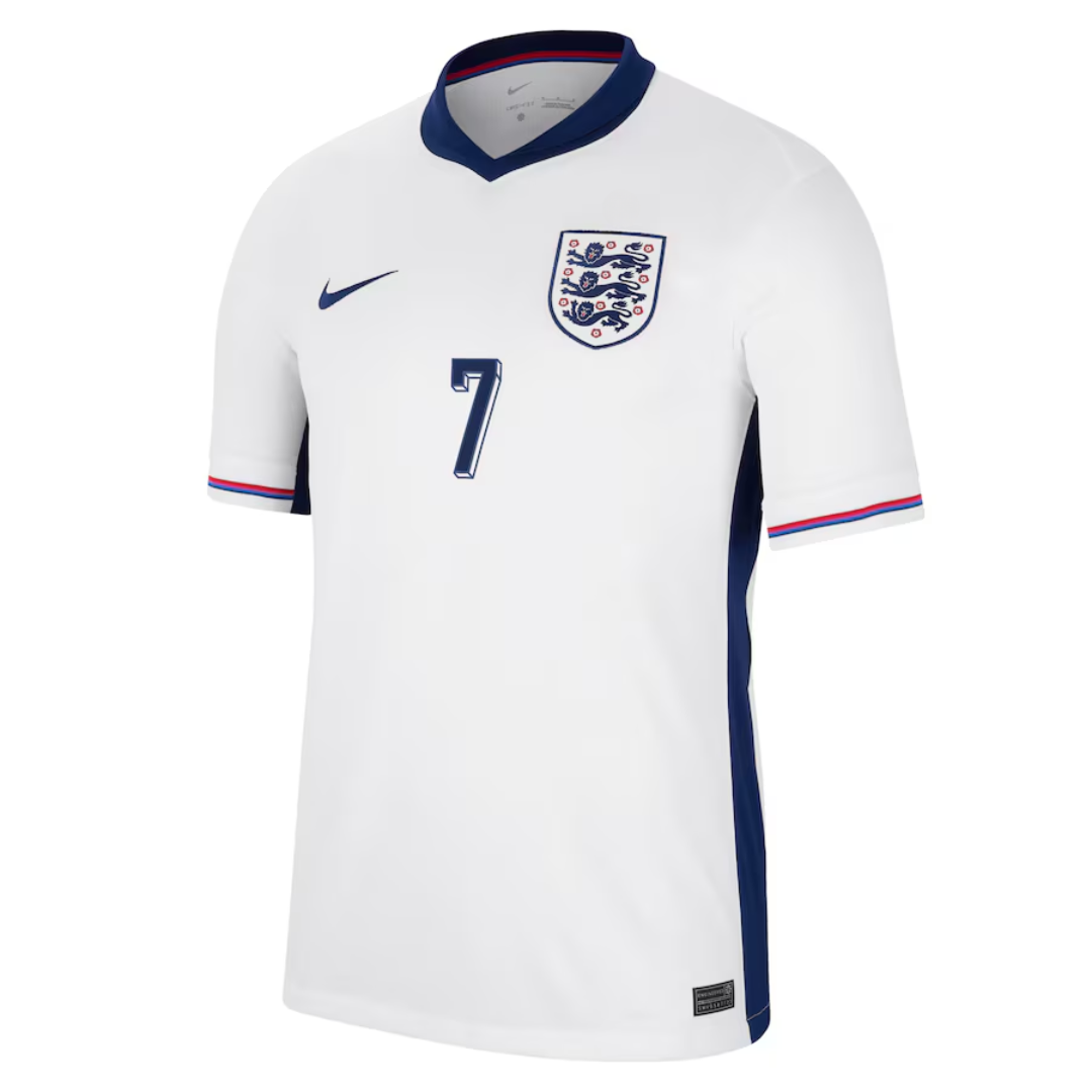 England Lionesses Home 2024 Straight Fit Shirt - MEAD 7