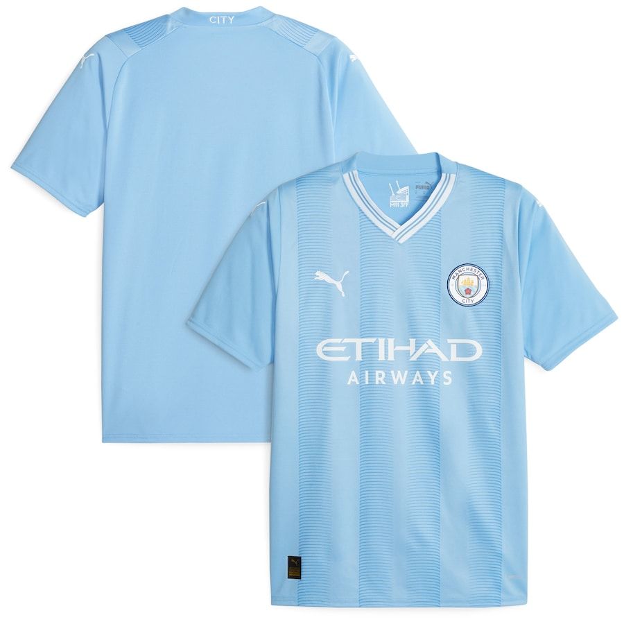 Manchester City 2023/2024 Home Straight Fit Puma Stadium Jersey