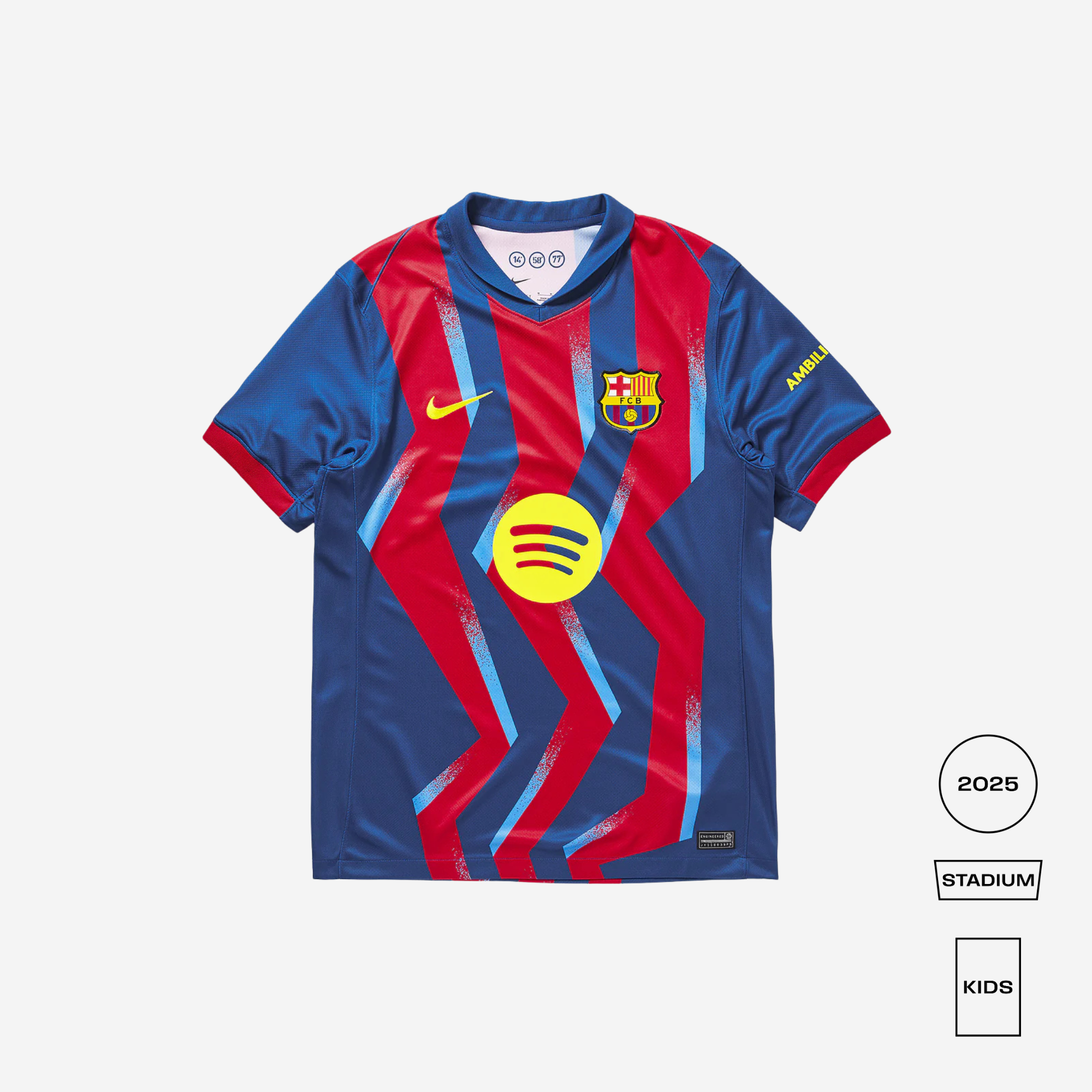 KIDS FC Barcelona 2025/26 Stadium Fourth Shirt