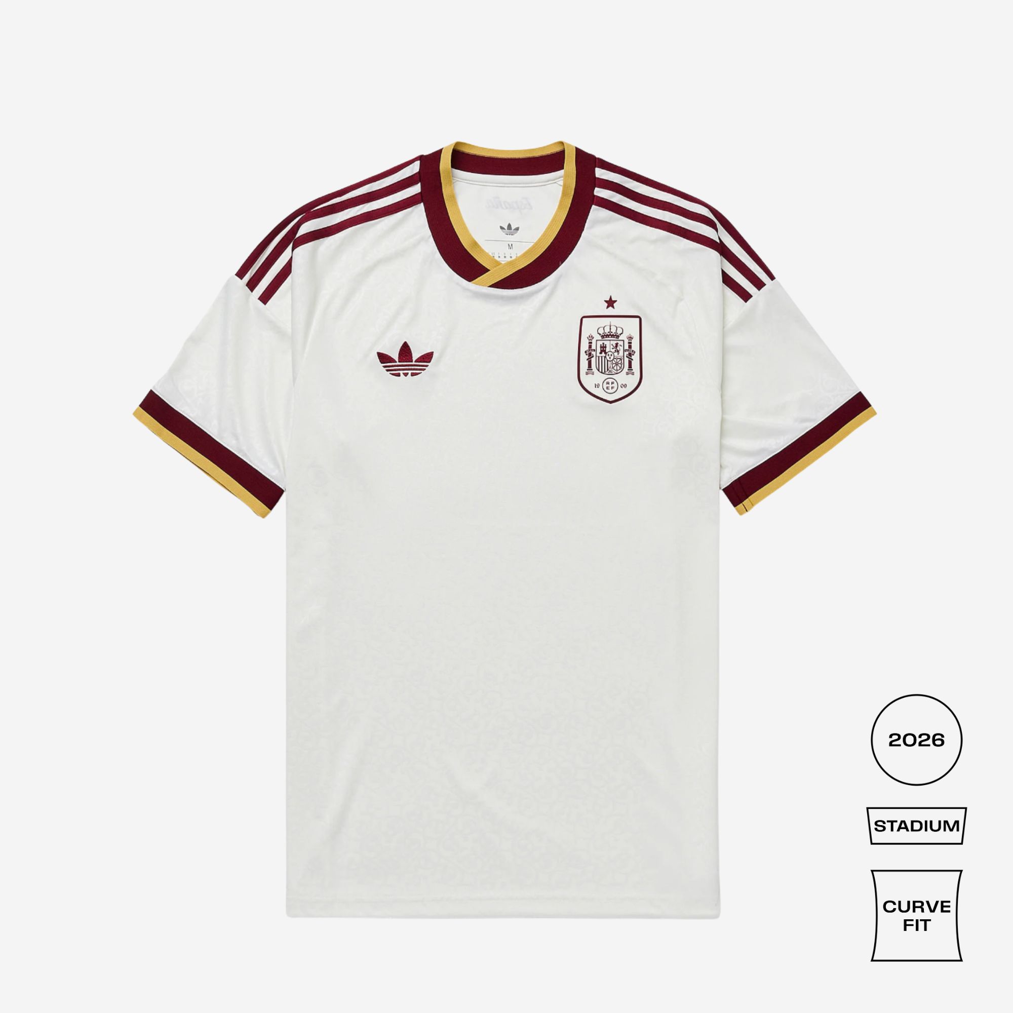 Spain 26 Away Jersey - Curved Fit